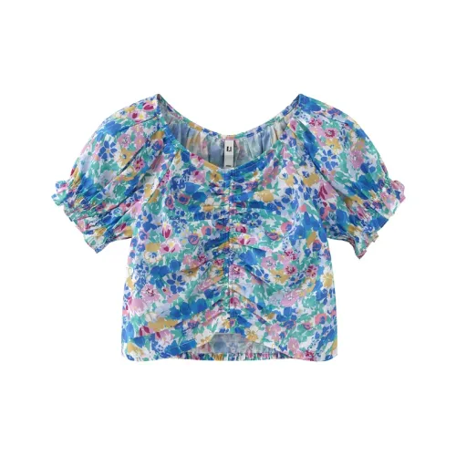 E.I Рубашка Белый синий Группа Детская