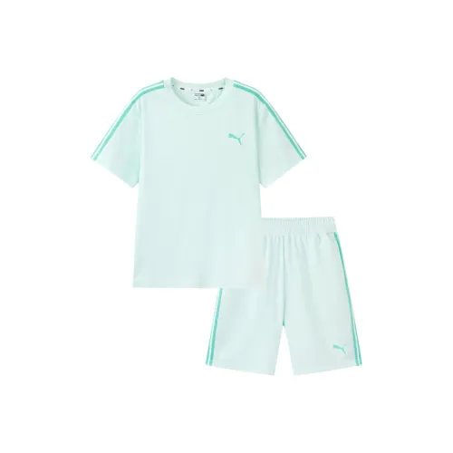 PUMA Повседневная спортивная одежда Sportstyle Series SS25 Розовый зеленый Подростки