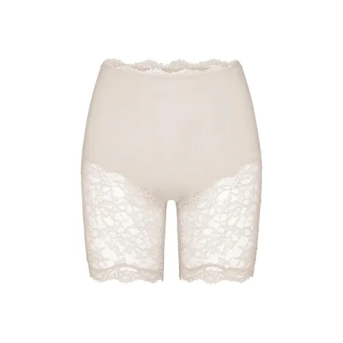 SKIMS FITS EVERYBODY LACE Велосипед Короткие Велосипедные Штаны и Шорты Женские Камень Каменный Цвет