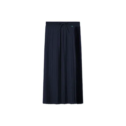 Сотрудничество LACOSTE Повседневная Длинная Юбка Женская