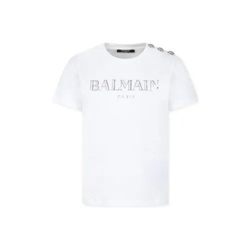 BALMAIN Белая Детская Рубашка
