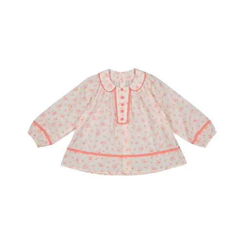 Happyology Дружественный к коже Удобный Минималистский стиль Дышащая Рубашка с воротником-стойкой для детей