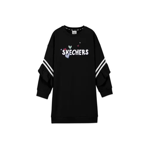 Skechers Детское платье цвет угольно-черный