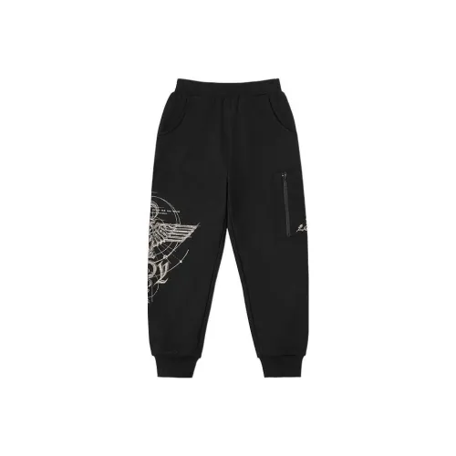 BOY JUNIOR Черные Kids Спортивные брюки