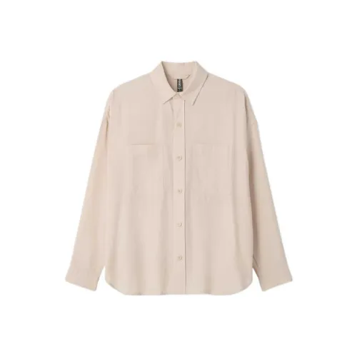 Vuori Рубашка Женская Теплая Бархатная Абрикос