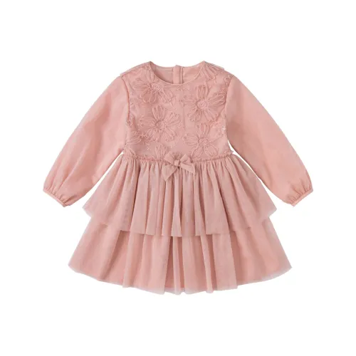 DAVE&BELLA Светло-розовые Платья для Детей