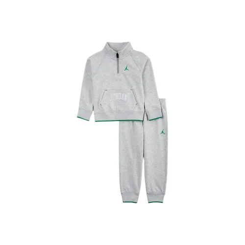 Джордан Повседневная спортивная одежда Светло-пшеничный серый для детей 3-7 лет