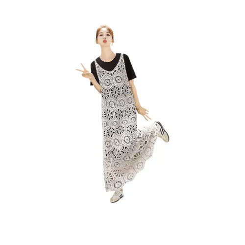 Cypress House Комплект с юбкой Женская Внешняя Бежевая Внутренняя Черная