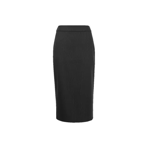 LIZZY Повседневная длинная юбка женская черная