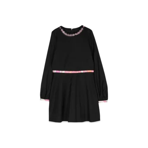 EMILIO PUCCI Черные Платья для девочек