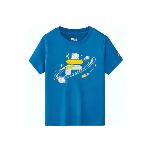 FILA KIDS T-рубашка Sea Розовый Синий Детская