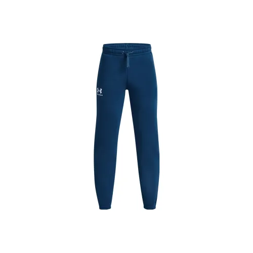 Under Armour Blue Kids Вязаные Тренировочные Брюки