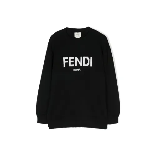 FENDI Черный Kids Свитеры