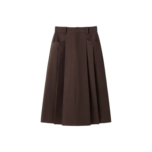 PEACEBIRD Повседневный Длинный Юбка Женские