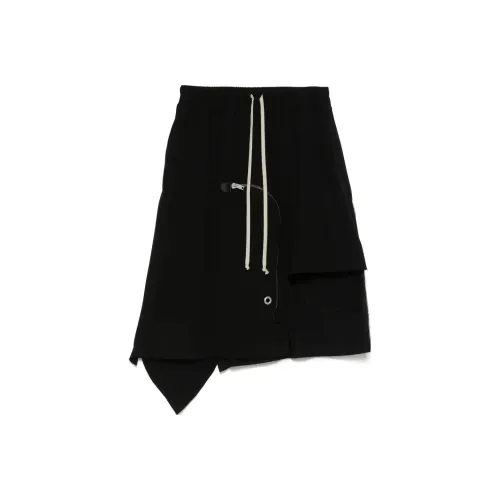 RICK OWENS RO Повседневный Длинный Юбка Женские Черный