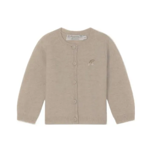 Bonpoint Свитер Детская одежда Teyana Кардиган Натуральный хаки Infant And Toddler