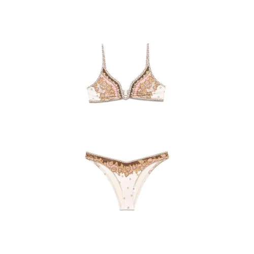 Zimmermann Бикини Женские Бежевый