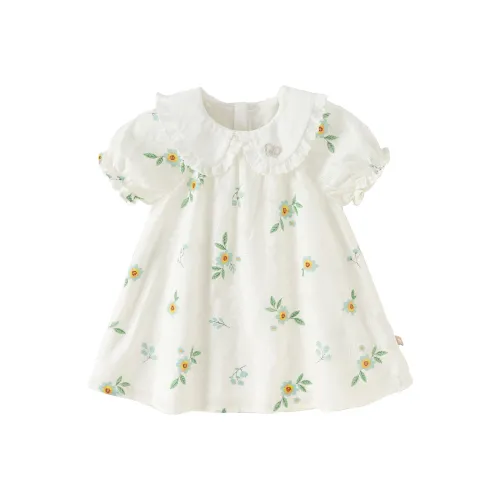 DAVE BELLA Платье с цветочным принтом для девочки