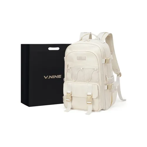 V.NINE Ткань Рюкзак Унисекс Обсидиан Черный Таро Фиолетовый Экрю