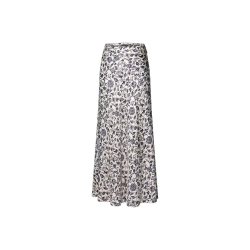 LOUIS VUITTON SS25 Повседневный Длинный Юбка Женская Белая