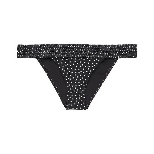 Victoria's Secret Плавки Женские Черный в горошек