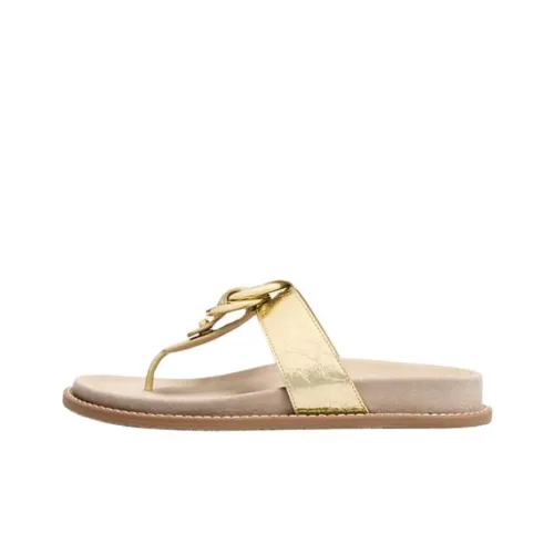 MICHAEL KORS Шлепанцы Женские Золотые