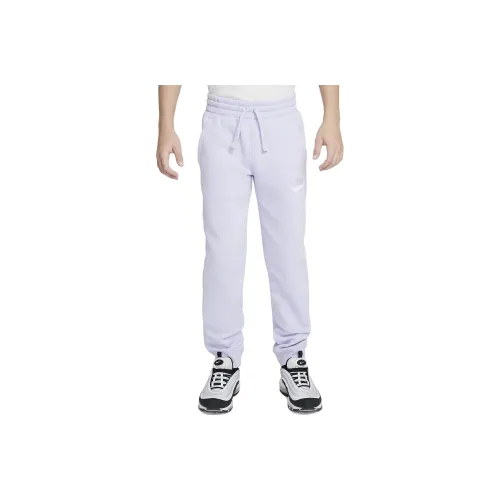 Найк Вязаные Тренировочные Штаны Кислородно-фиолетовые Детские