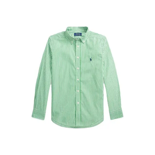 Polo Ralph Lauren SS23 Рубашка Зеленая Детская