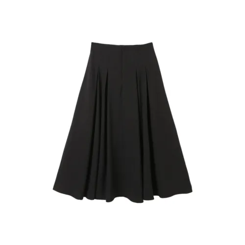 SETIROM Повседневный Длинный Юбка Женская Черная