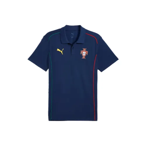 PUMA Portugal Casuals POLO Мужская Спортивная Одежда Спортивный Синий