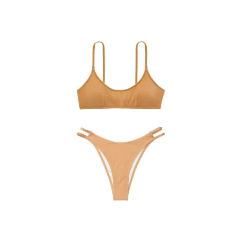Victoria's Secret Золотой Женские Двухкомпонентные Купальники