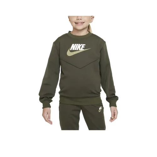 nike Повседневная спортивная одежда Оливково-зеленый Детский