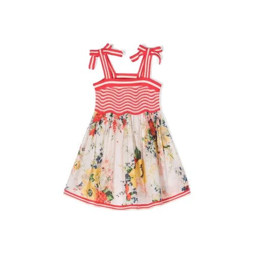 Zimmermann FW23 Платье Детское Красное