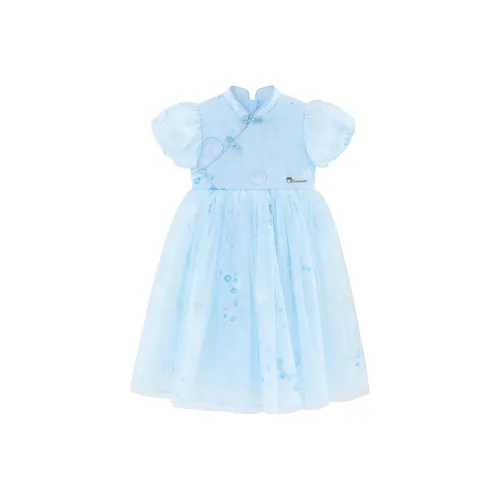 Disney Детское платье синего цвета для дошкольников