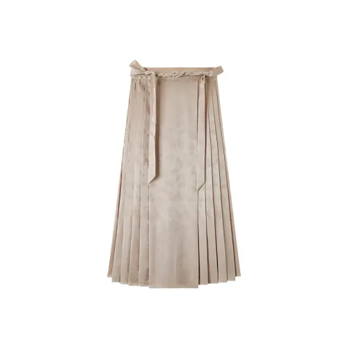 EICHITOO Повседневный Длинный Юбка Женские Хаки