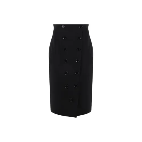 Alaia Повседневный Длинный Юбка Женская Черная