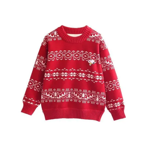 SNOOPY Свитер Красный для детей 3-7 лет