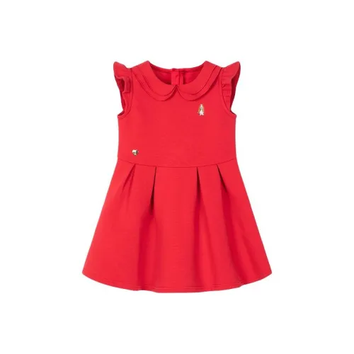 Hush Puppies Платье Кораллово-красное Детское