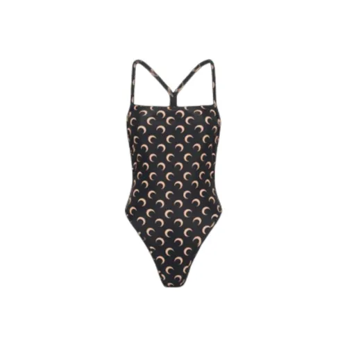 Marine Serre SS25 One-piece Swimsuit Women's Brown