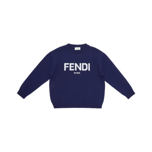 FENDI Синий Kids Свитеры