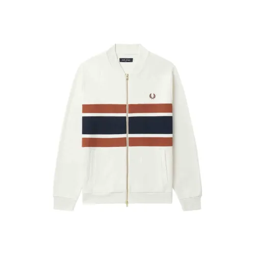 FRED PERRY Белый IVX Мужские Свитшоты