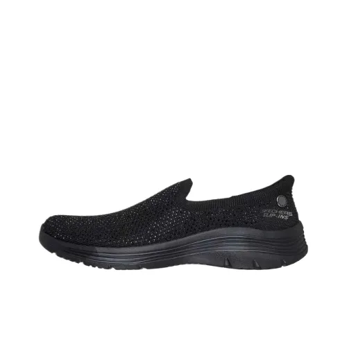 Martha Stewart x Skechers Slip ins Низкий топ Повседневная обувь Женская Черная