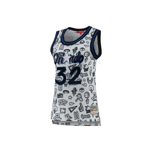 NBA MITCHELL NESS Шакил О'Нил Баскетбольная Джерси Женская Белая