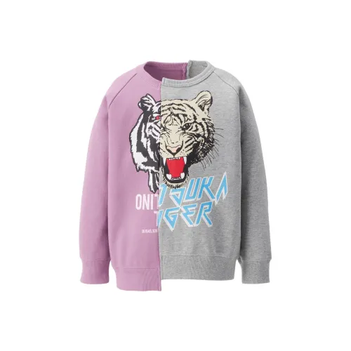 Onitsuka Tiger Свитшот Серый для детей 3-7 лет