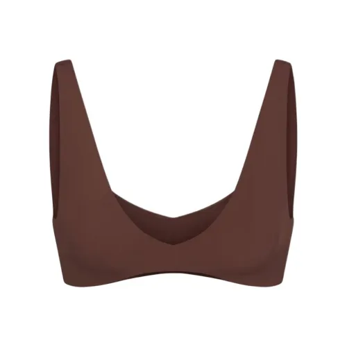 Khy SS24 DROP 008 Scoop Шея Бикини Топ Бикини Женские CHOCOLATE Шоколад