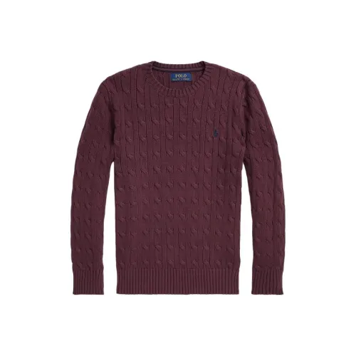 Polo Ralph Lauren Свитер FW23 Темно-красный Детский