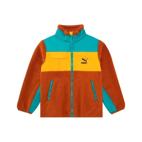 PUMA Детский топ оранжевый красный для малышей