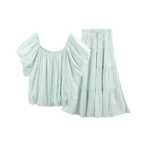 Комплект с юбкой A Paradise For Awakening женский зеленый