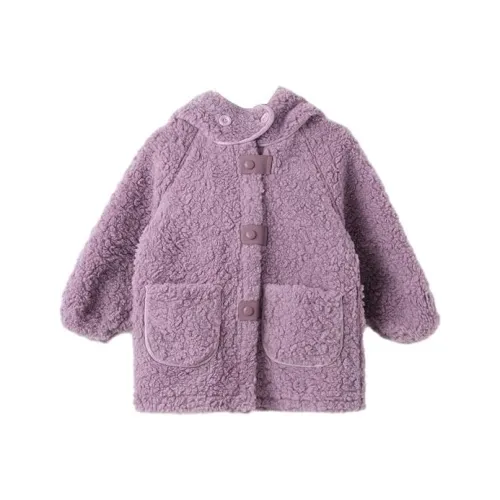 Mami Macca Вельвет Feel Пальто Детское Фиолетовое