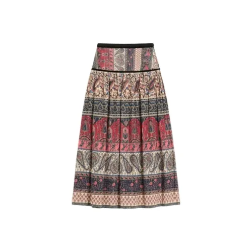 Valentino Повседневный Длинный Юбка Женские Многоцветный